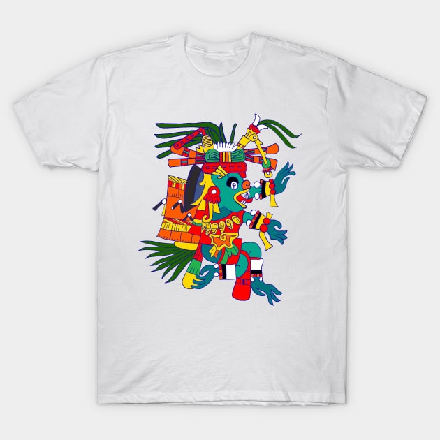 Aztec Xolotl T-Shirt by idrockthat